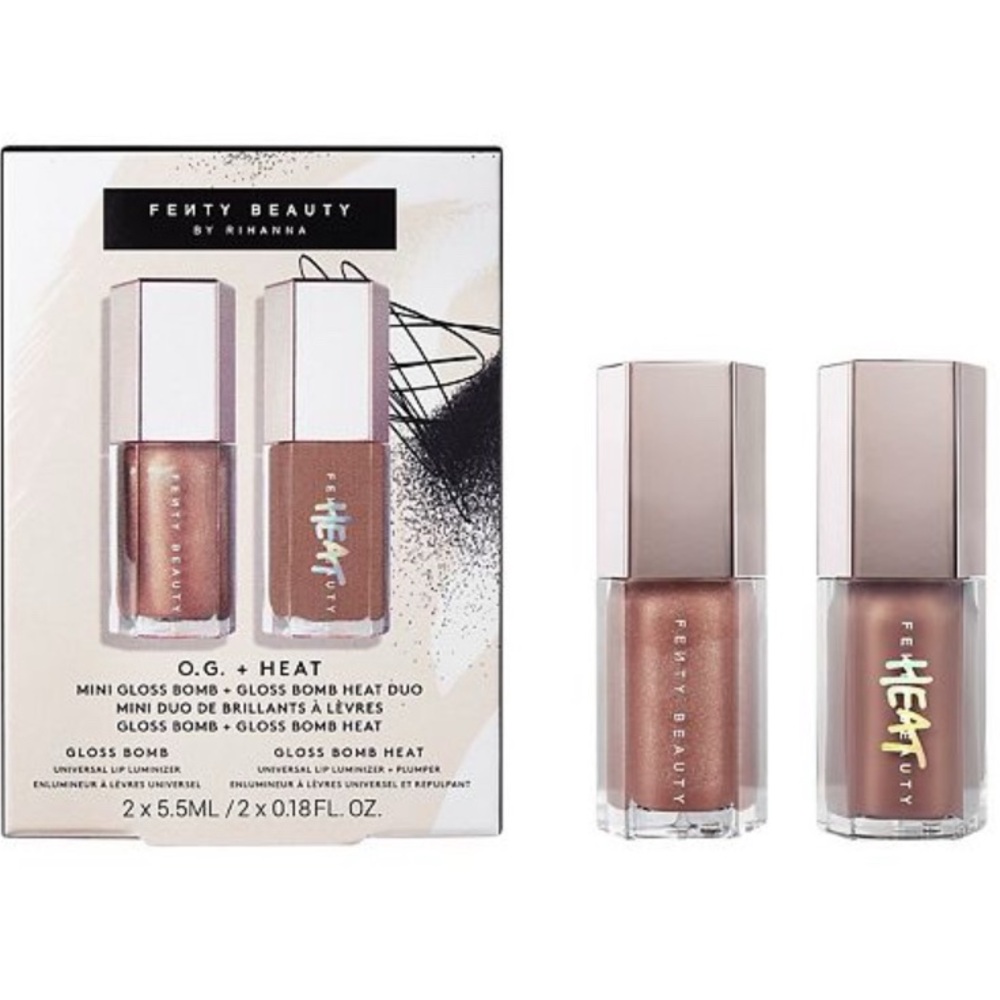 Fenty O.G + Heat mini Gloss Bomb Heat Duo (Fenty Glow)